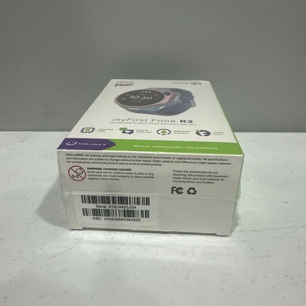 Kids GPS Smartwatch Phone | myFirst Fone R2 | Cotton Candy Mix | Sealed | 4G LTE